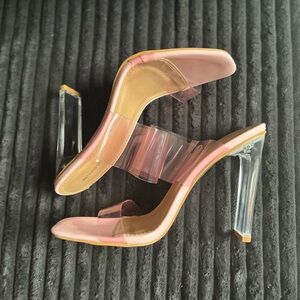 Pink heels